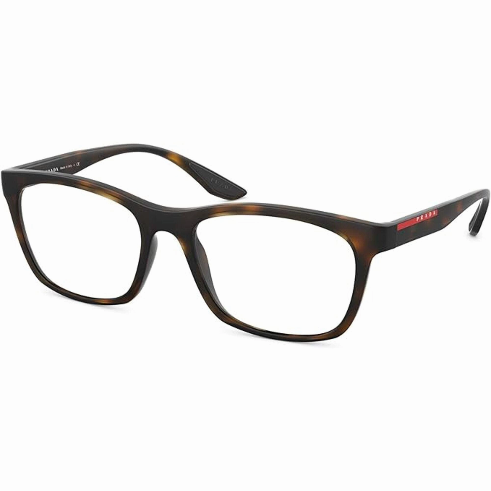 Prada Sport Men's Eyeglasses - Havana Rubber Frame | PRADA SPORT 0PS 02NV 5811O153