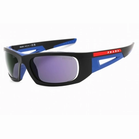 Prada Sport Men's Sunglasses - Blue Multilayer Tuning Lens Plastic | 0PS 02YS 16G05U