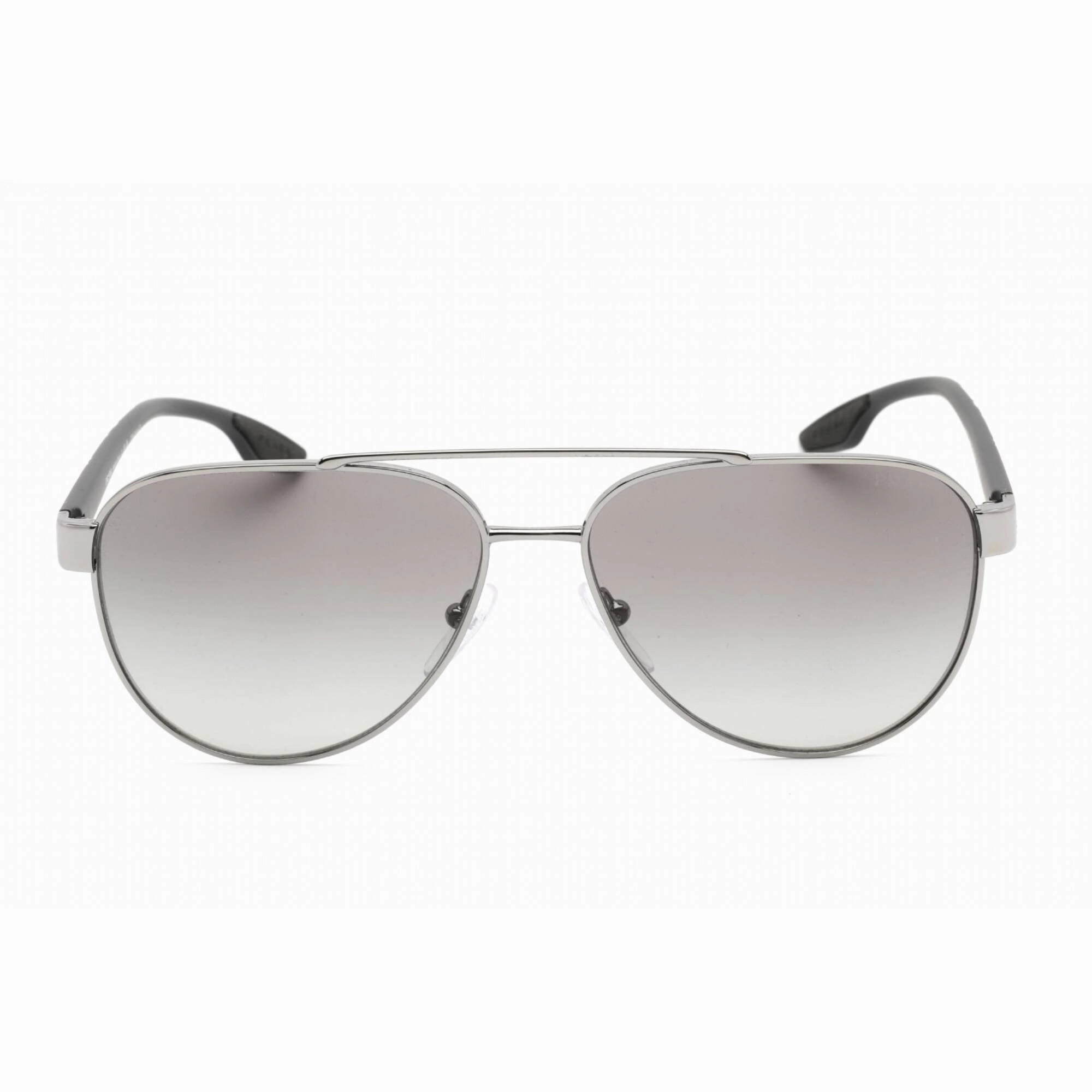 Prada Sport Men's Sunglasses - Full Rim Gunmetal Aviator Frame | 0PS 54TS 5AV3M1