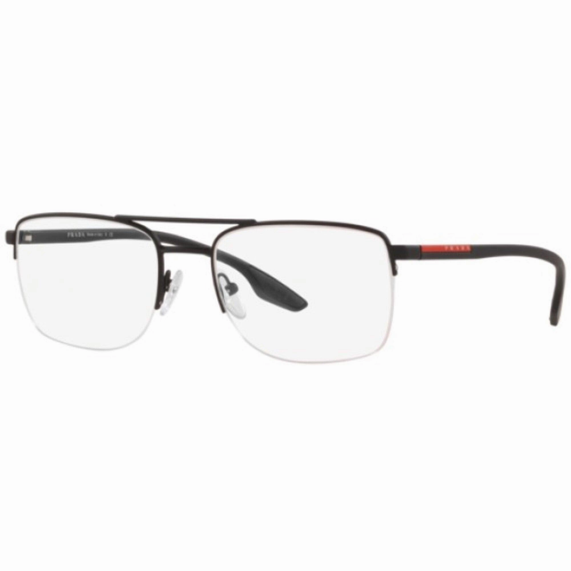 Prada Sport Unisex Eyeglasses - Black Rubber Frame | PRADA SPORT 0PS 51MV DG01O155