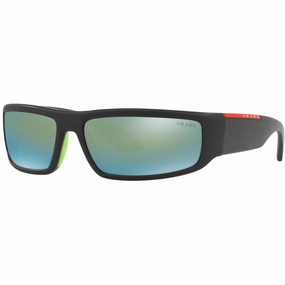 Prada Sport Unisex Sunglasses - Black Green Frame | PRADA SPORT 0PS 02US 3594J265