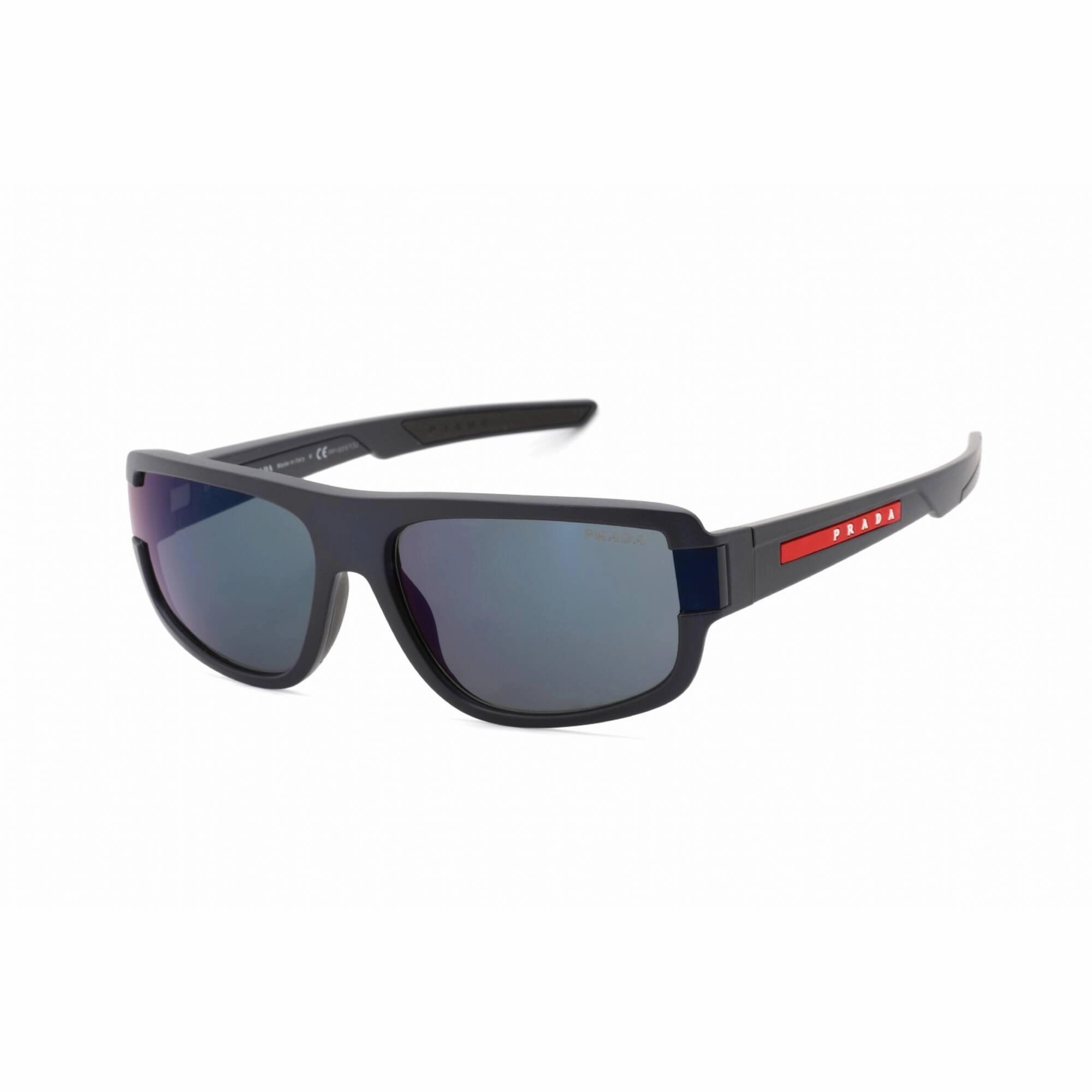 Prada Sport Unisex Sunglasses - Blue Rubber Injected Propionate | 0PS 03WS UR701G
