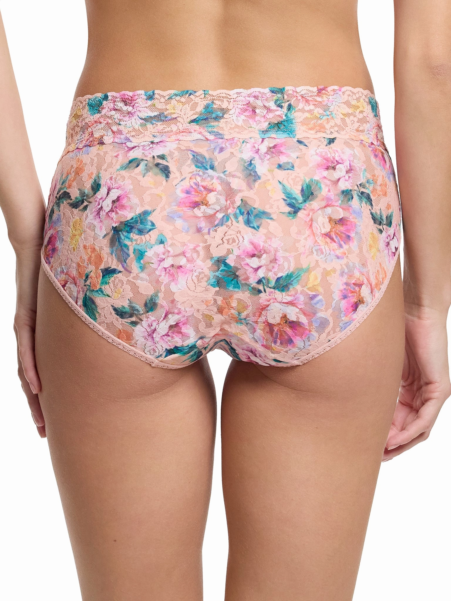 Printed Signature Lace® French Brief Buy Myself Flowers