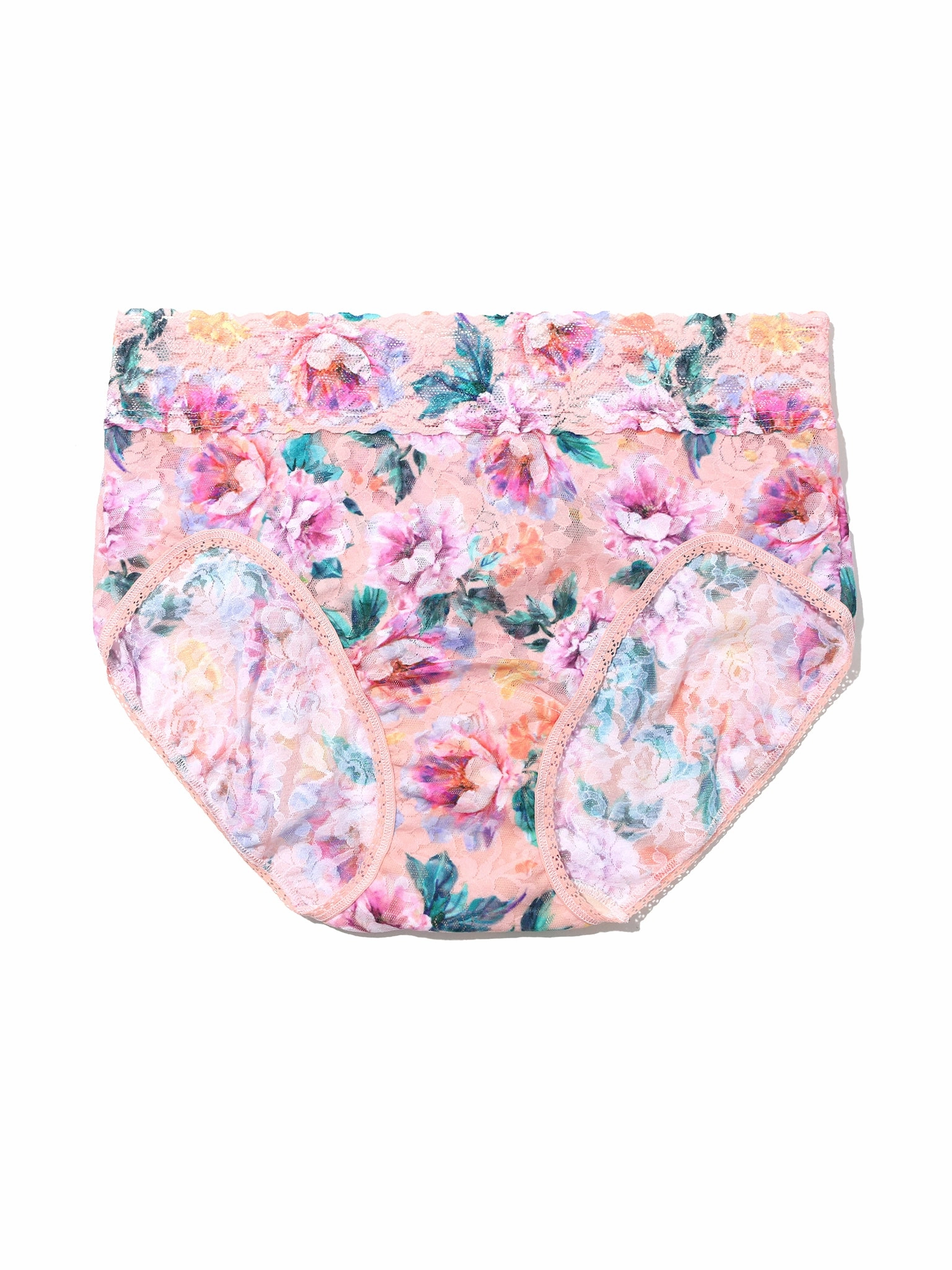 Printed Signature Lace® French Brief Buy Myself Flowers