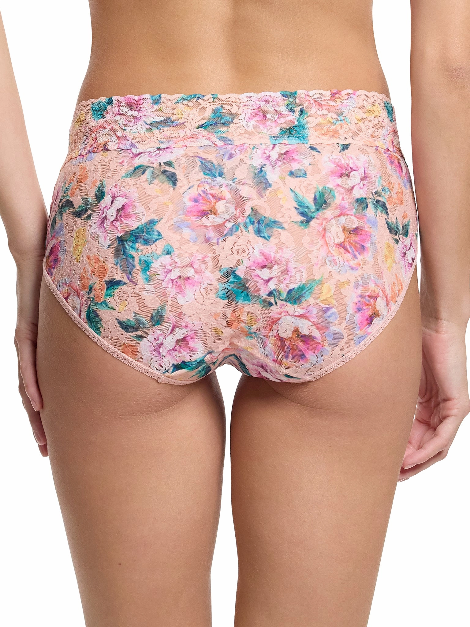 Printed Signature Lace® French Brief Buy Myself Flowers