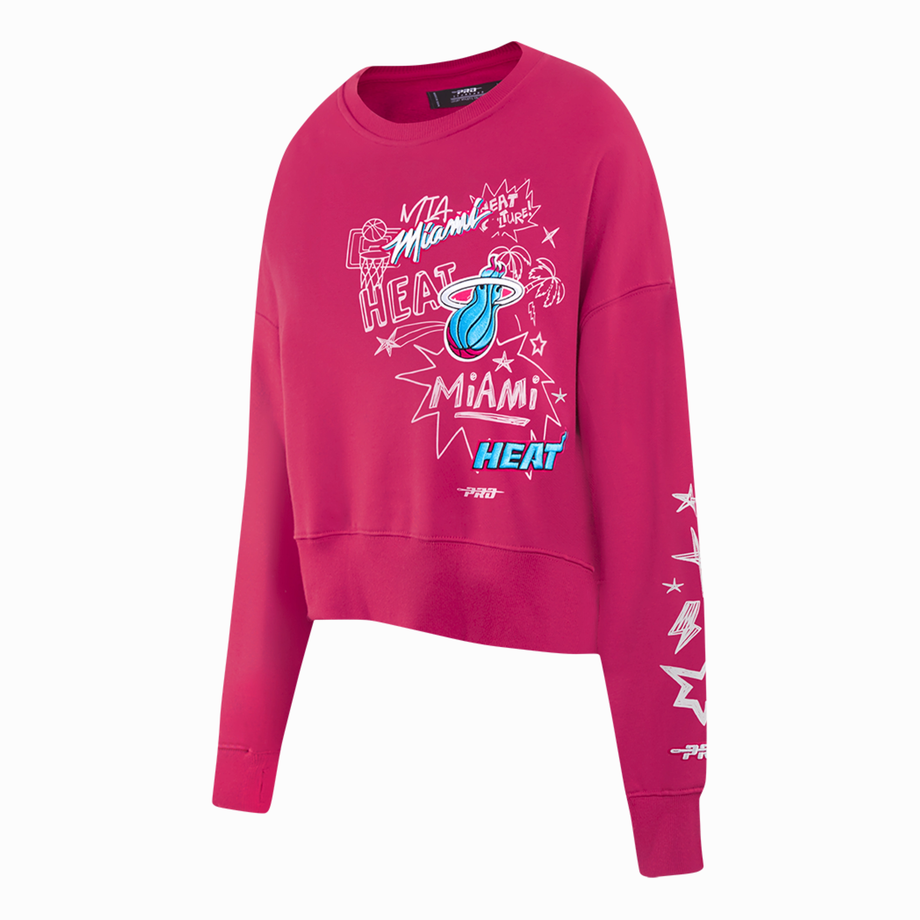 Pro Standard Miami HEAT Original Vice Pink Women's Crewneck