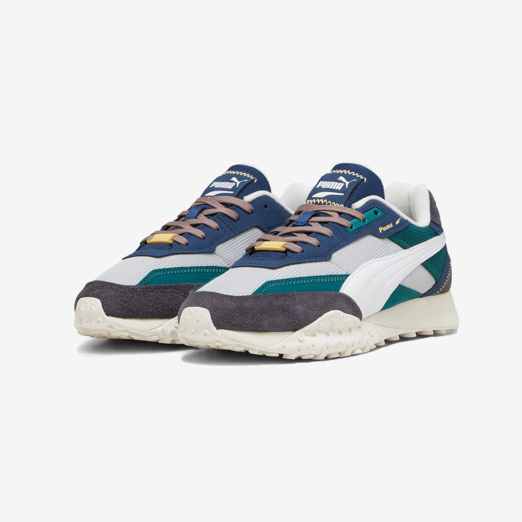 Puma | BLKTOP RIDER PRM  { ASH GREY/MALACHITE