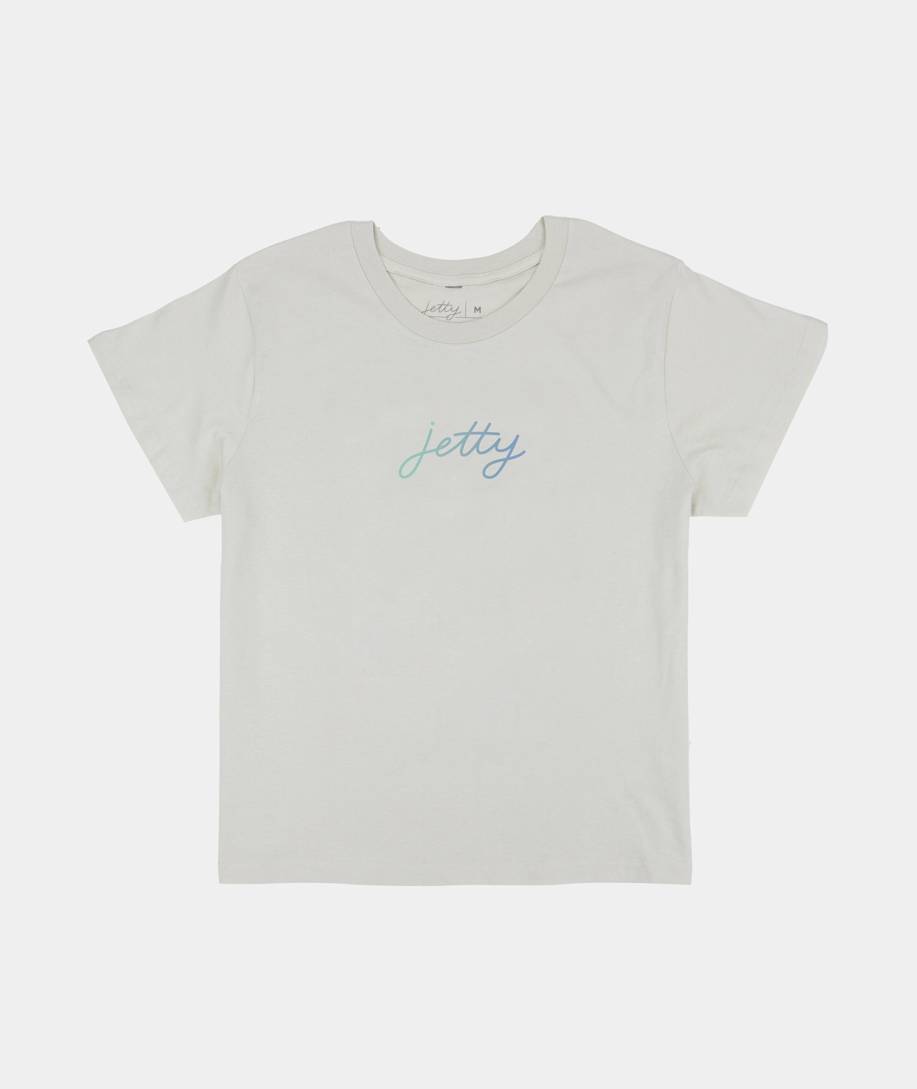 Script SS Tee - Cream