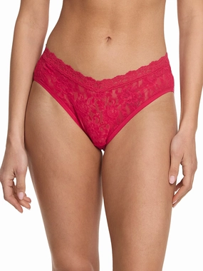 Signature Lace® V-Front High Cut Brief Beet Juice Red Sale