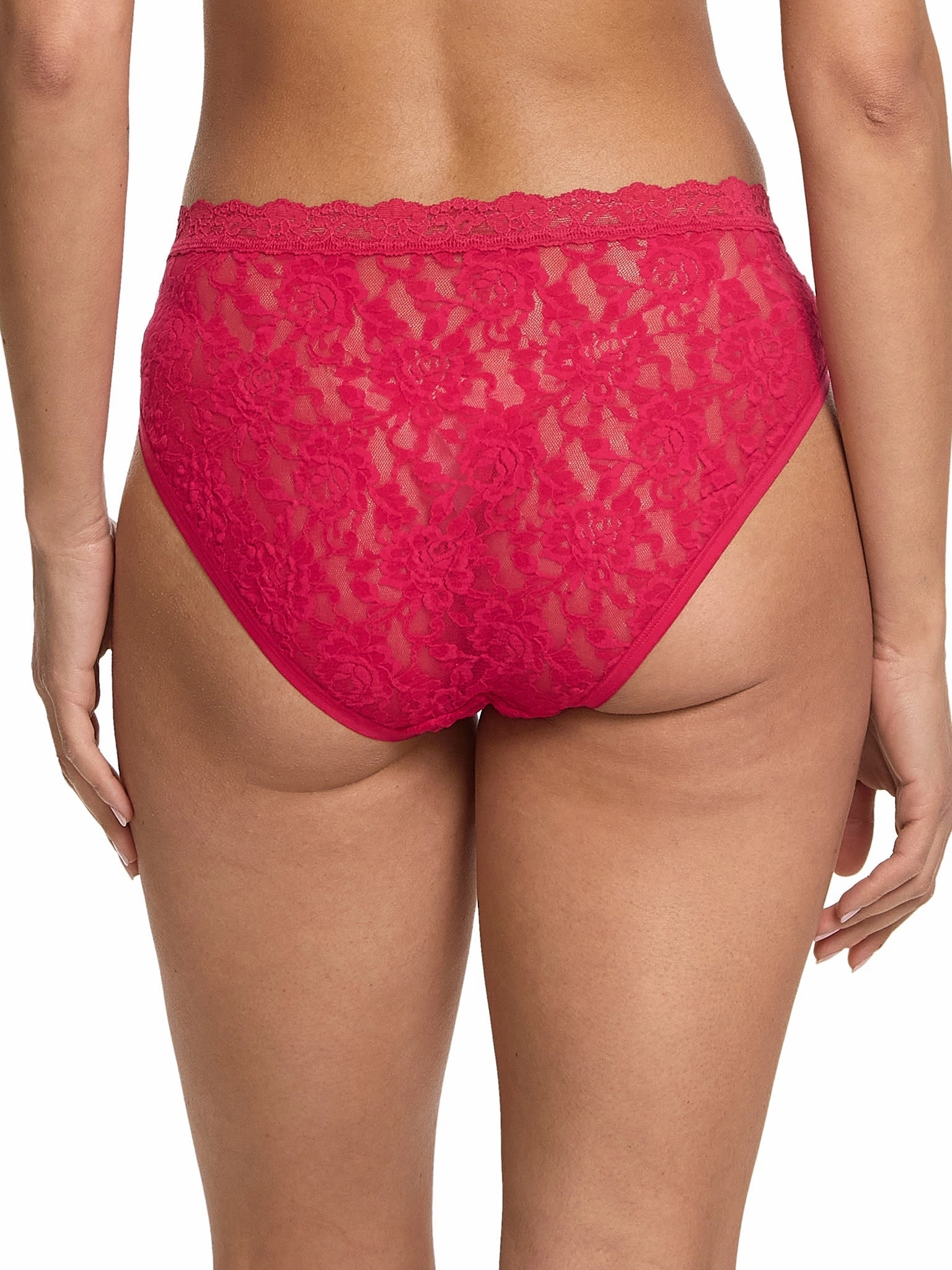 Signature Lace® V-Front High Cut Brief Beet Juice Red Sale