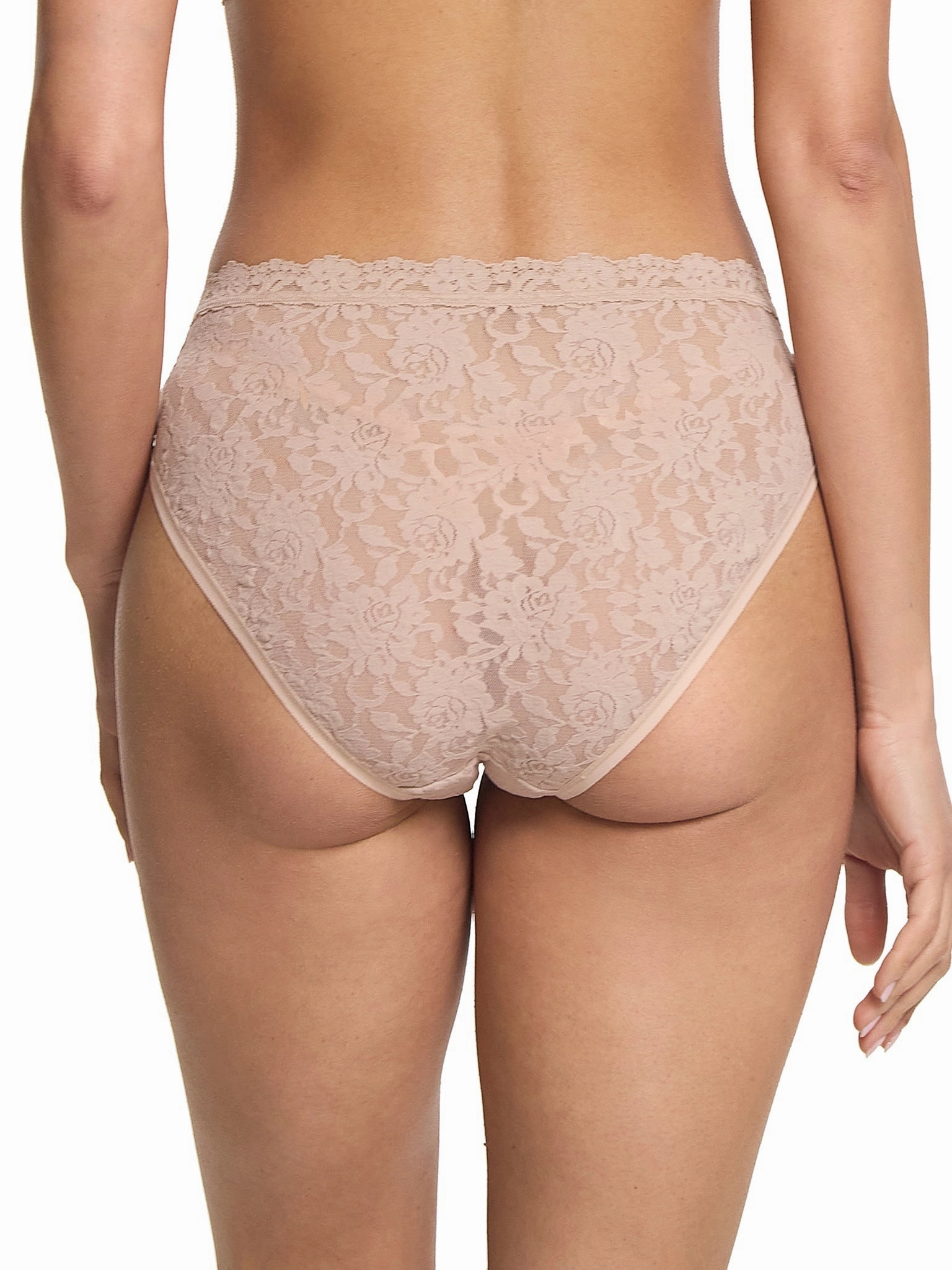 Signature Lace® V-Front High Cut Brief Chai