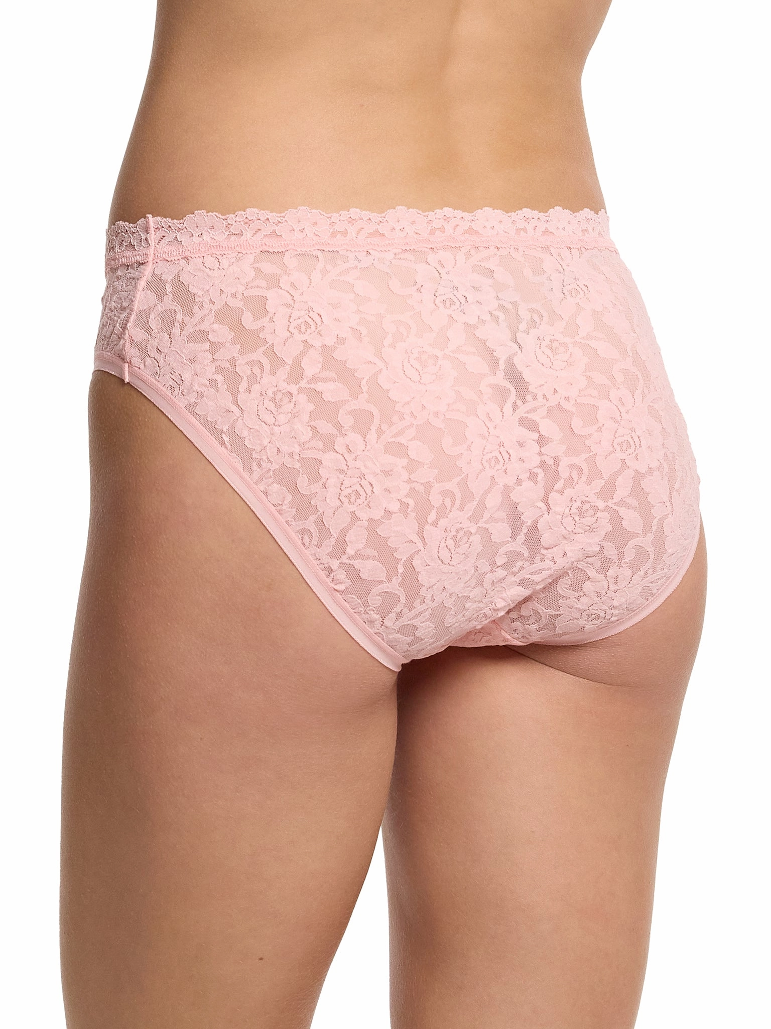Signature Lace® V-Front High Cut Brief Pretty In Peach Pink