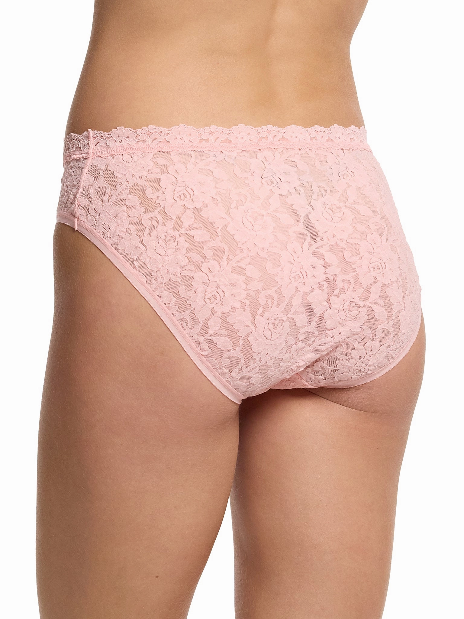 Signature Lace® V-Front High Cut Brief Pretty In Peach Pink