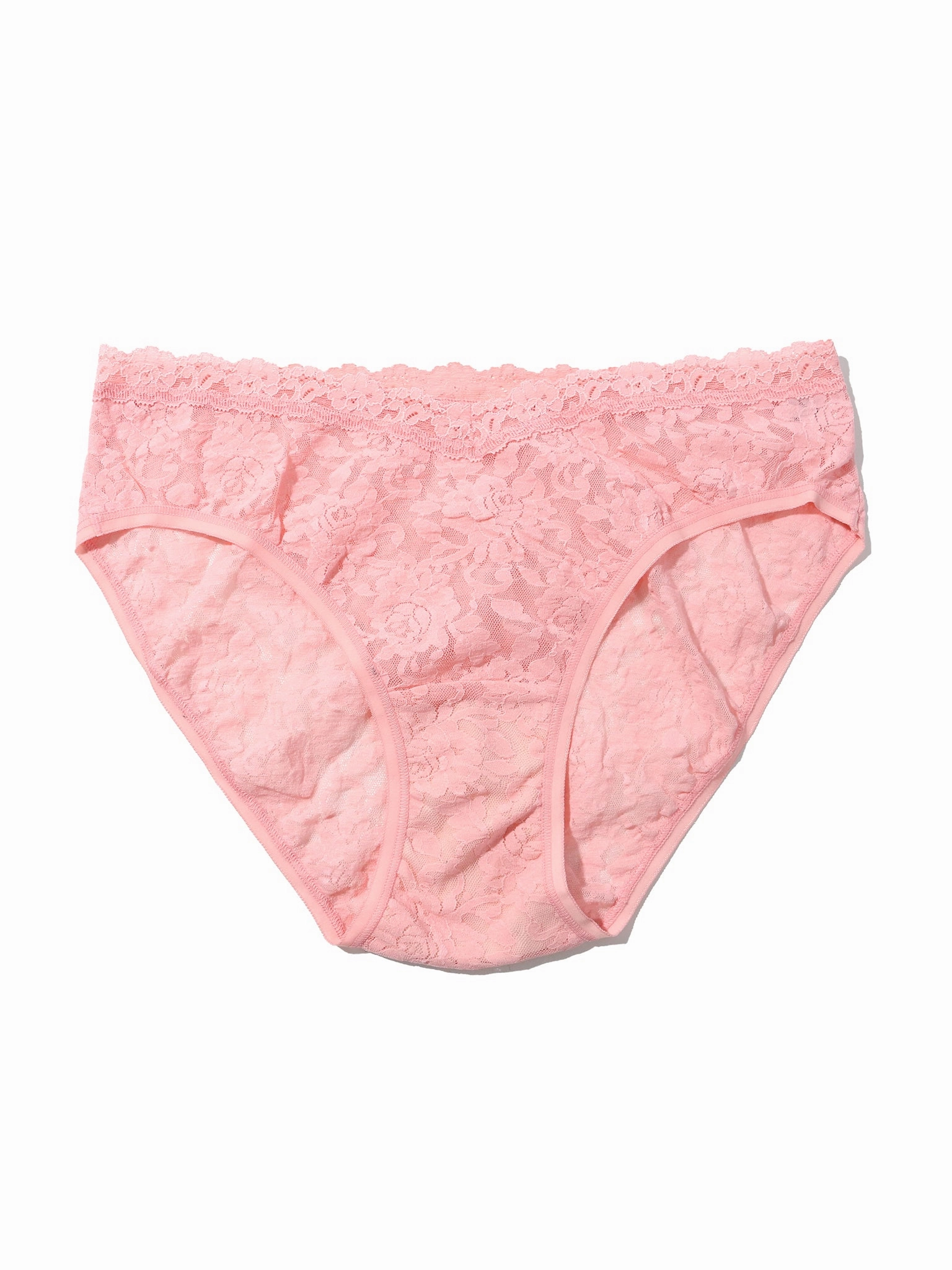 Signature Lace® V-Front High Cut Brief Pretty In Peach Pink