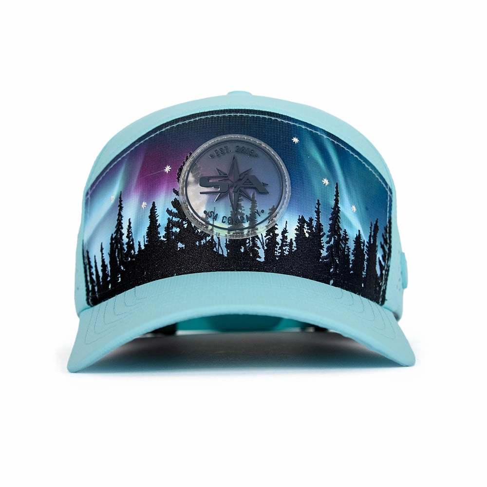 Special Edition Performance Snapback | Northern Lights | Light Blue