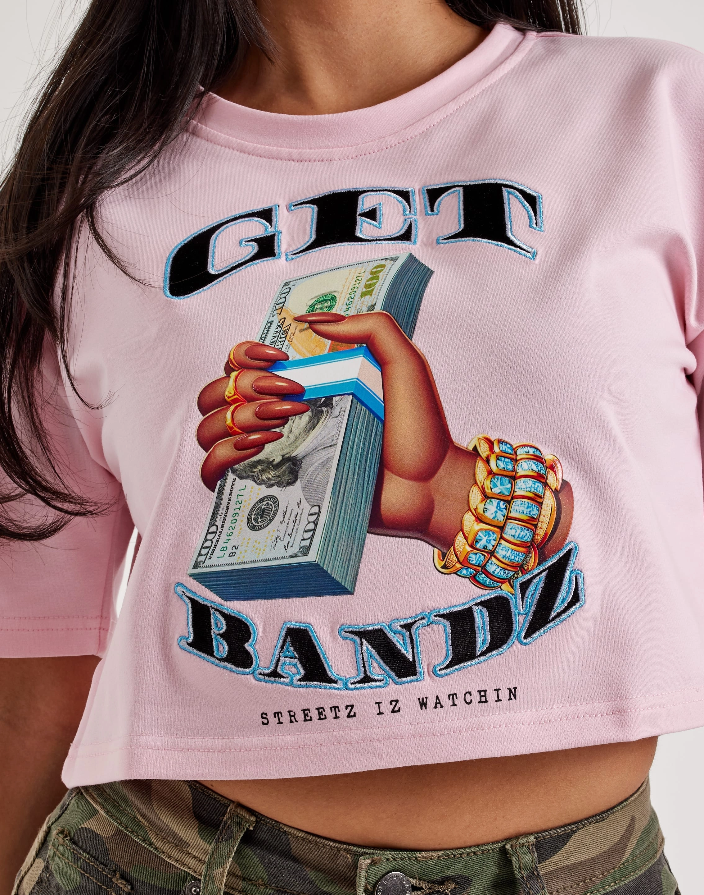 Streetz Iz Watchin Get Bandz Tee