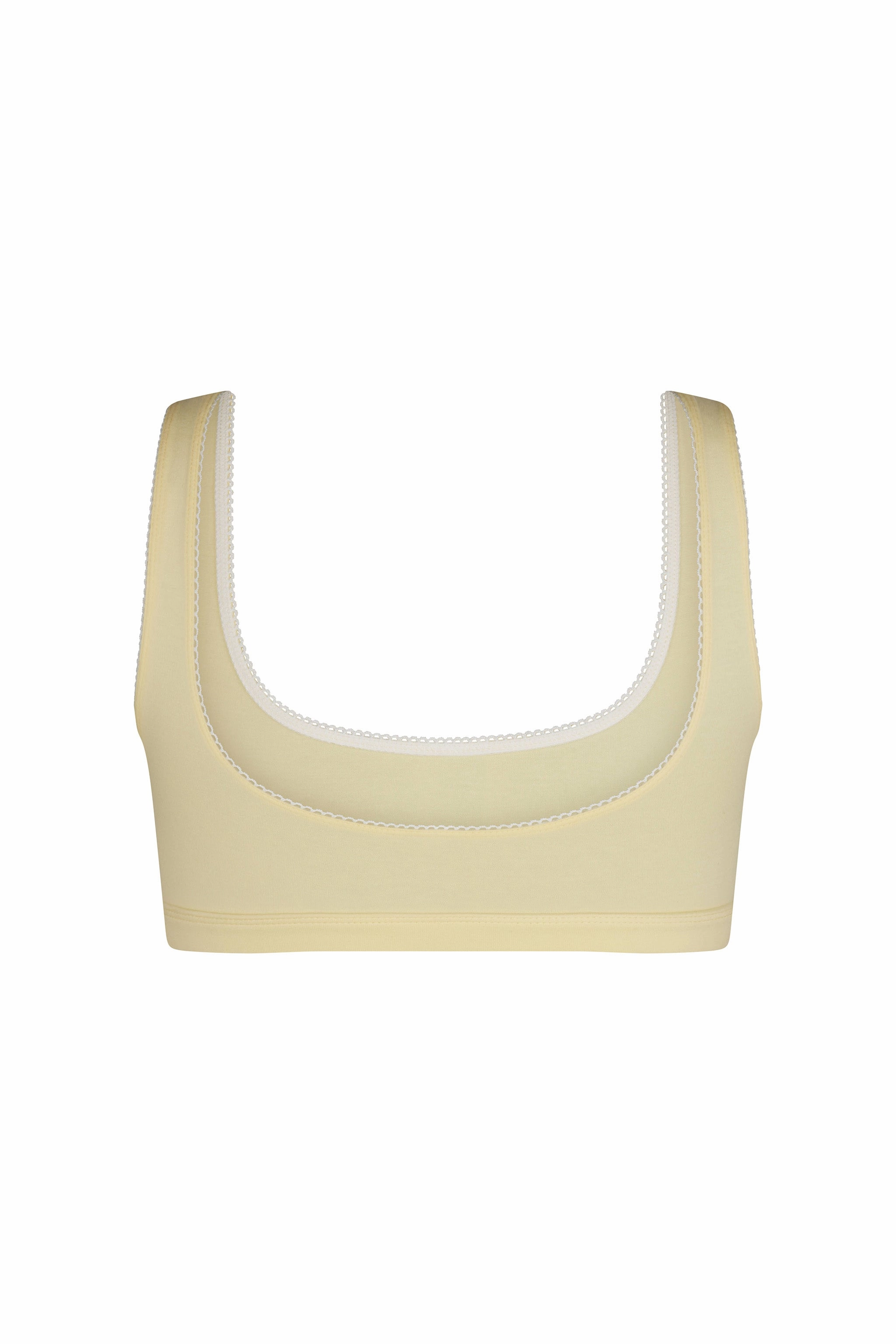 SUPPORT COTTON BRA IN BUTTER