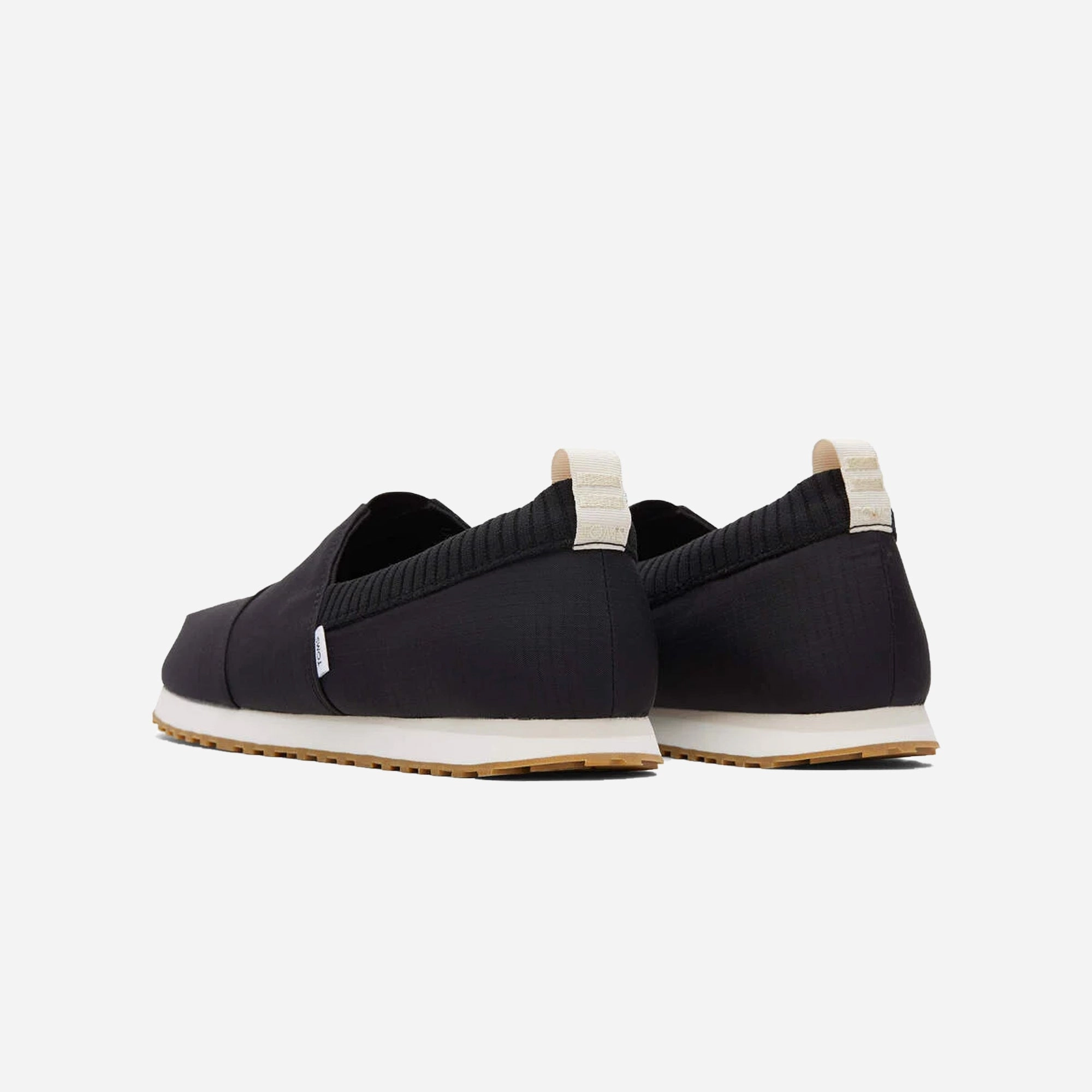 Toms | RESIDENT SOFT WALK BLACK RIPSTOP SNEAKER  { BLACK