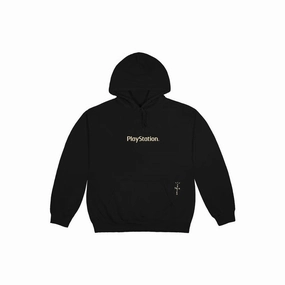 TRAVIS SCOTT X PLAYSTATION MOTHERBOARD II HOODIE BLACK (NEW)