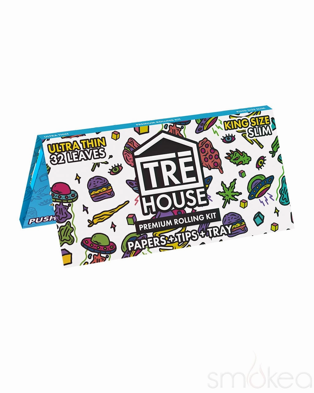 TRĒ House King Size Slim Premium Ultra Thin Rolling Papers Kit