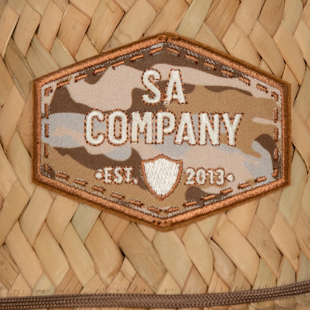 Under Brim Straw Hat | Desert Military Camo