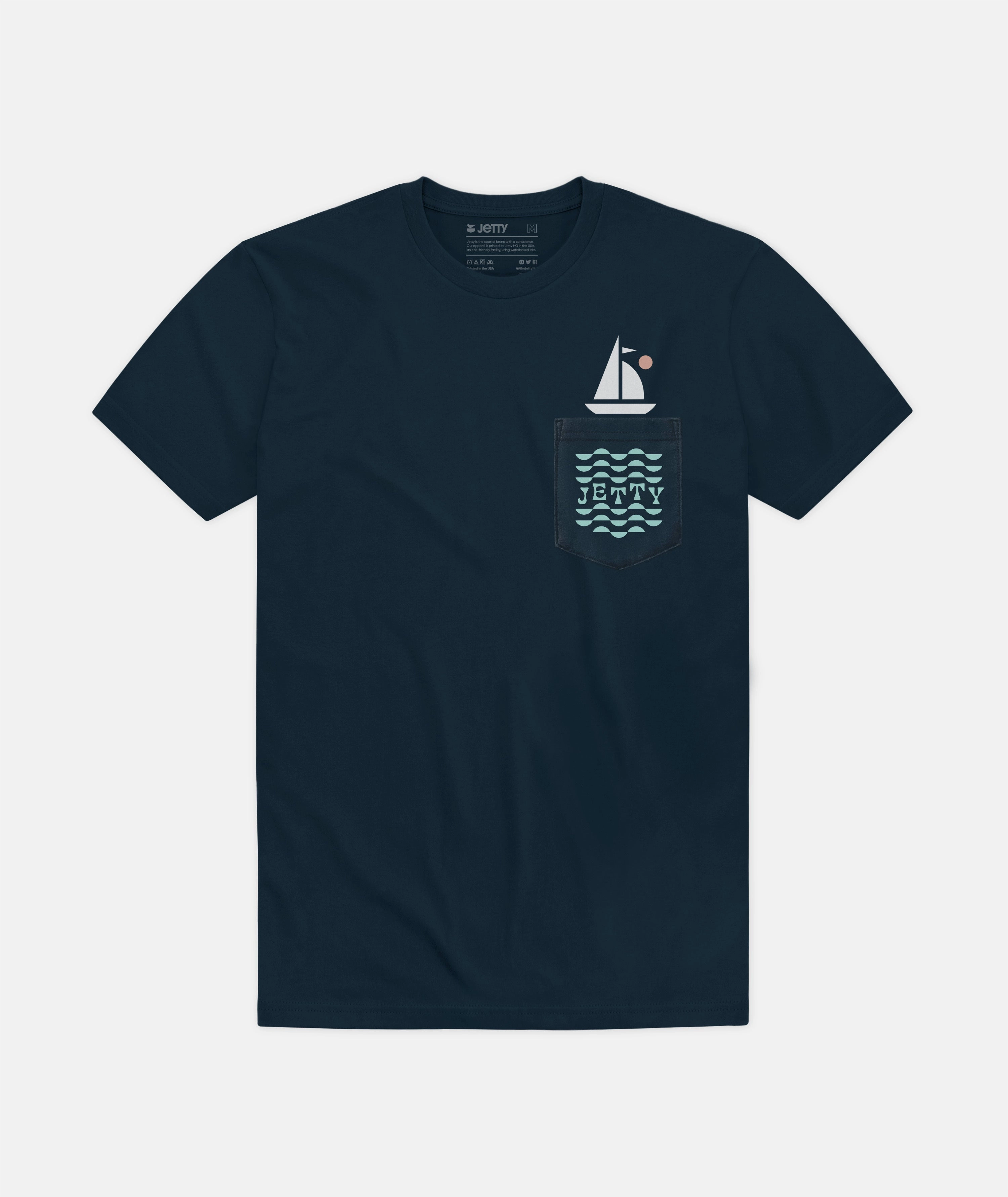 Voyage Pocket Tee - Navy
