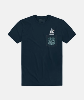 Voyage Pocket Tee - Navy