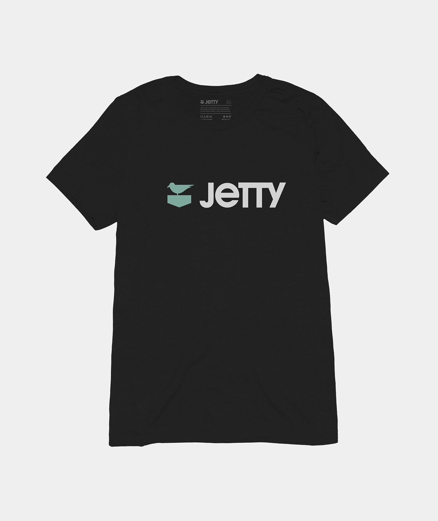 Womens Otis Logotype Tee - Black