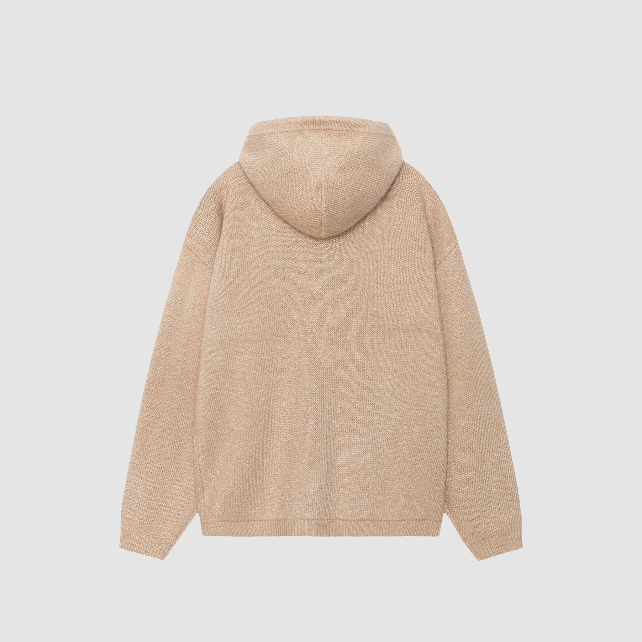 ZIP UP HOODED SWEATER