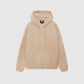 ZIP UP HOODED SWEATER